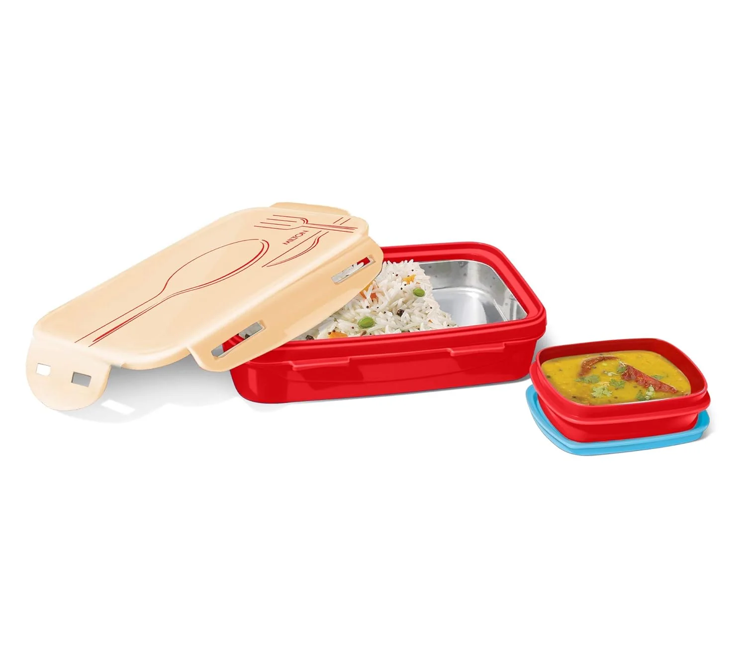 STEELY DELUXE 600ML RED(AM-STSD600RD101-BM)