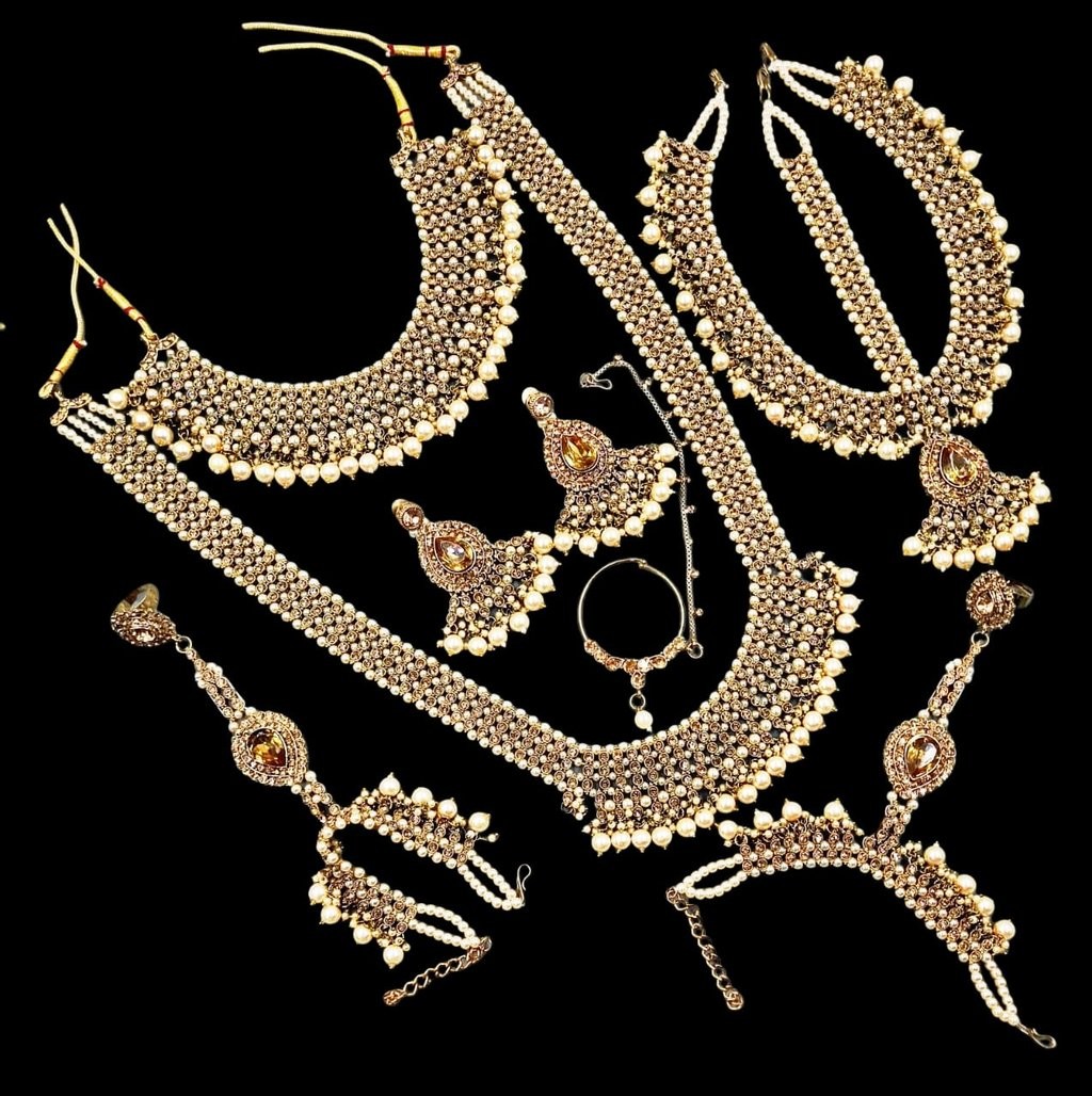 114000 Silver Bridal Set SA00825PB Elegant Silver Bridal Set