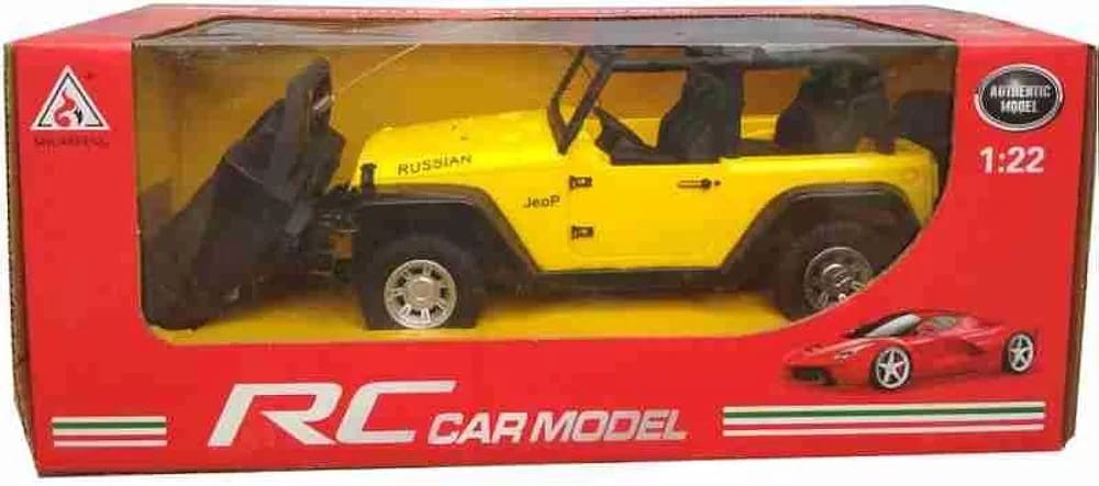 Remote Control Jeep Car - SS00715RK Yellow off-road RC vehicle with controller
